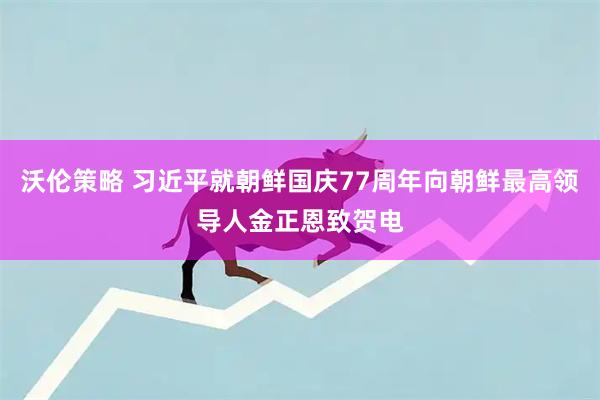 沃伦策略 习近平就朝鲜国庆77周年向朝鲜最高领导人金正恩致贺电