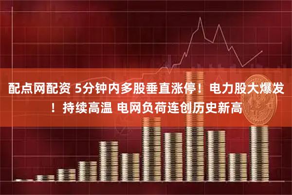 配点网配资 5分钟内多股垂直涨停！电力股大爆发！持续高温 电网负荷连创历史新高