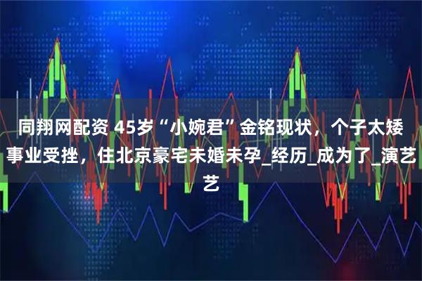 同翔网配资 45岁“小婉君”金铭现状，个子太矮事业受挫，住北京豪宅未婚未孕_经历_成为了_演艺